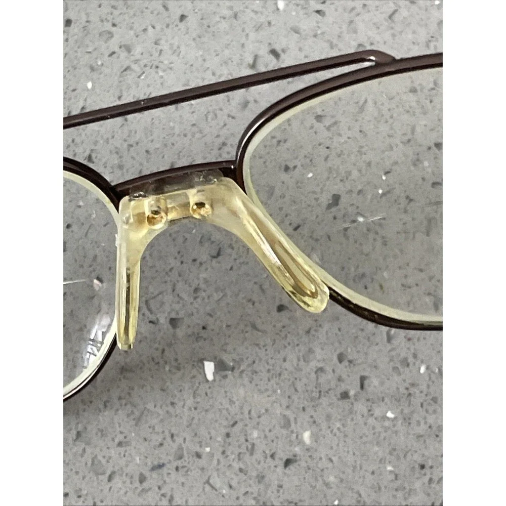 MODERN OPTICAL KEVIN Brown METAL AVIATOR STYLE EYEGLASSES 56-18-140 FRAMES ONLY